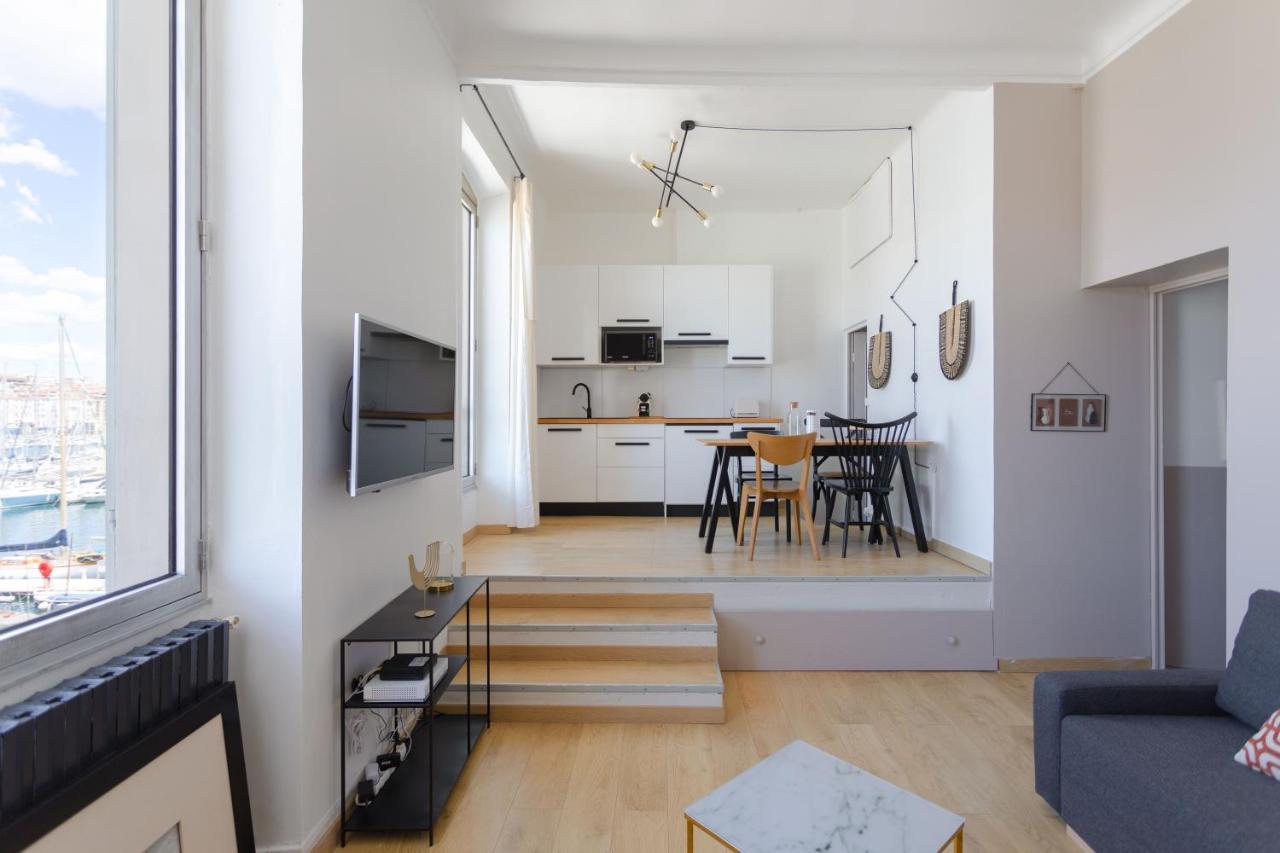 Le Rive Neuve Standing Vieux-Port - Appartement 1 Chambre 4 Pers Vue Mer Clim มาร์กเซย ภายนอก รูปภาพ